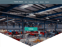 Tablet Screenshot of goal-pack.com